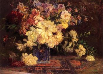 Theodore Clement Steele : Still Life with Peonies